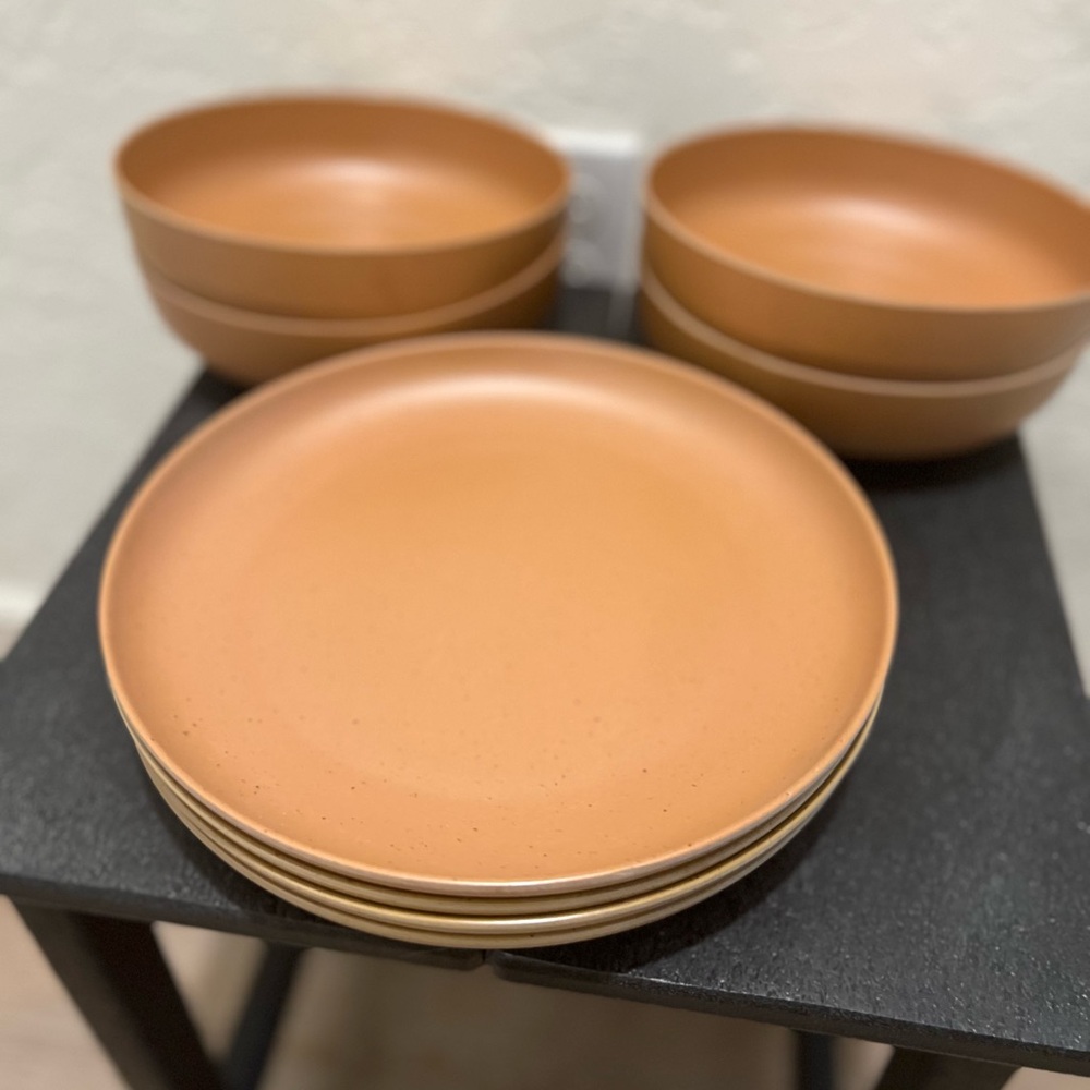 Cost Plus World Market Terracotta Dinnerware Set